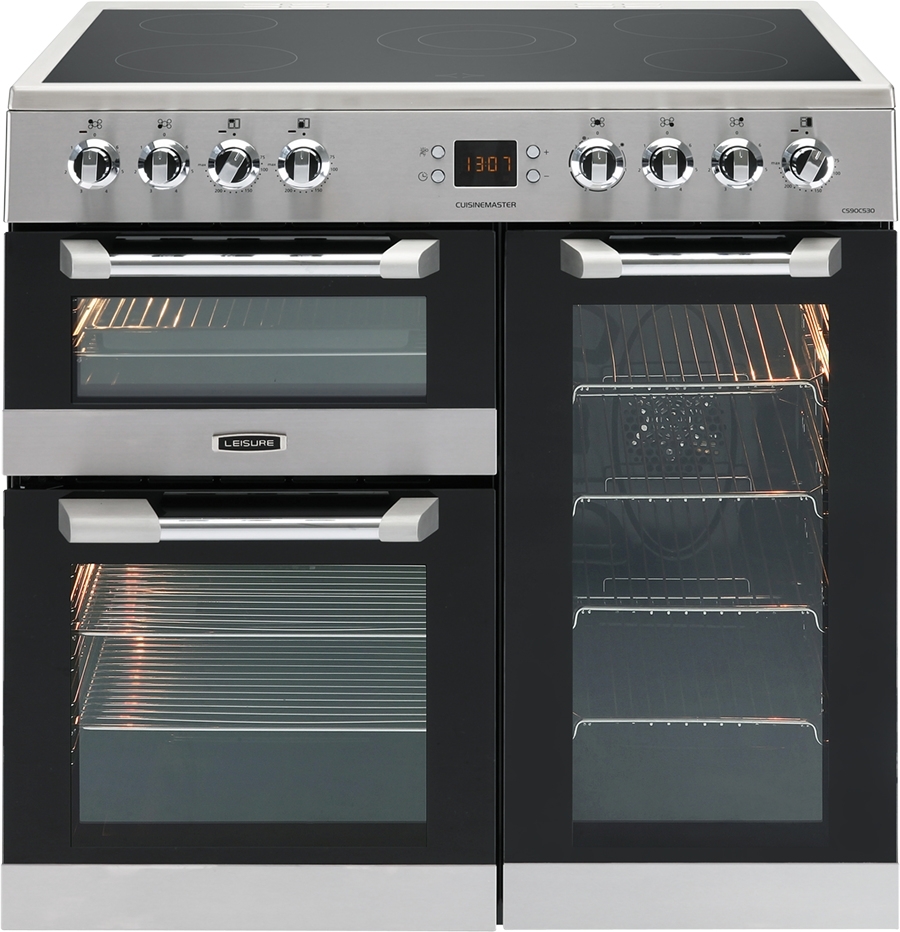 Leisure Cuisinemaster CS90C530X 90cm Electric Range Cooker with Ceramic Hob - Stainless Steel - A/A/A Rated