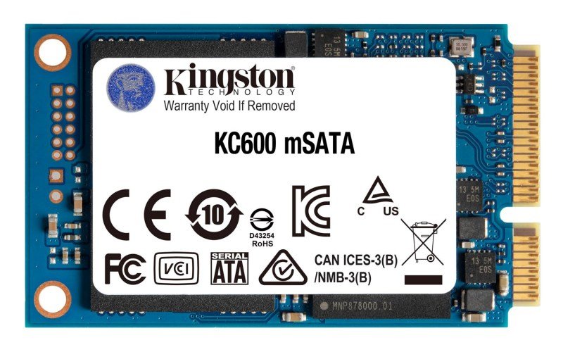 Kingston KC600 mSATA 256GB SATA III Solid State Drive
