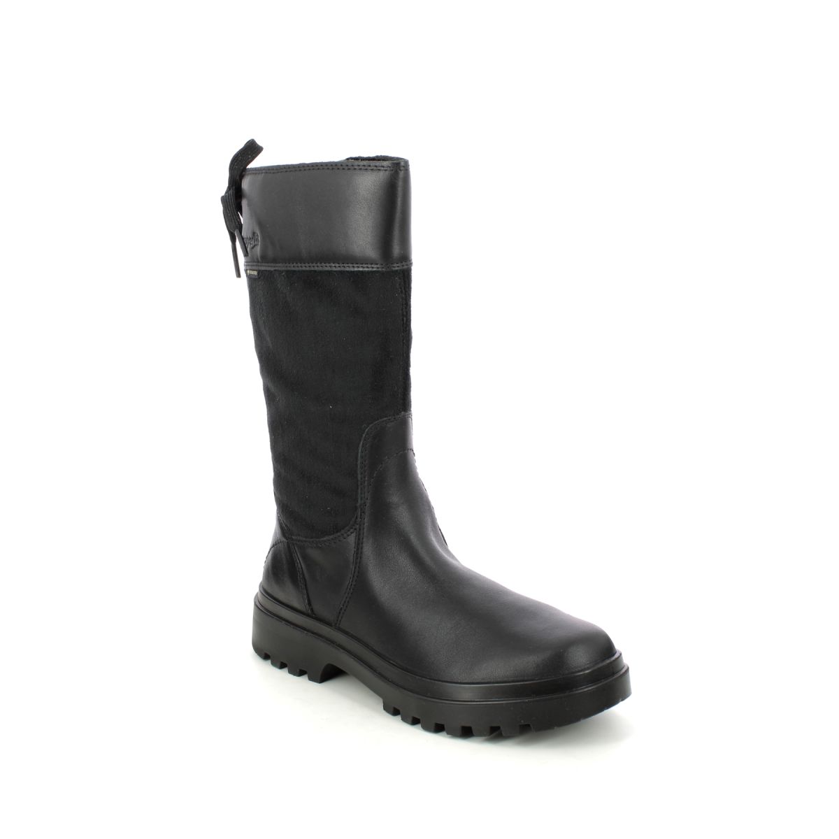 Superfit 1000605-0000 Abby Long Gtx Black Leather Kids Girls Boots