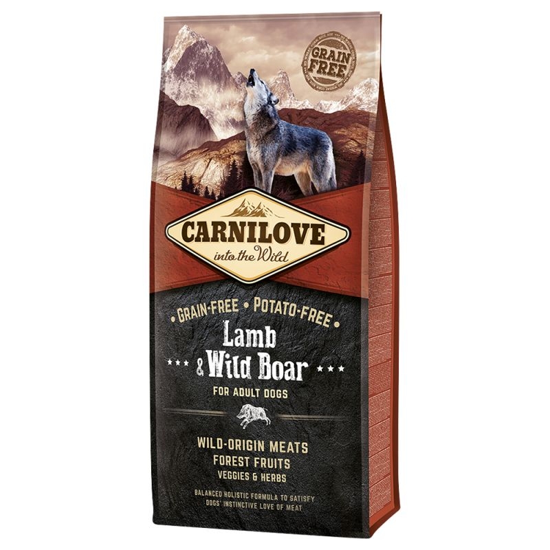 Carnilove Adult Dog Food 1.5KG - Lamb & Wild Boar