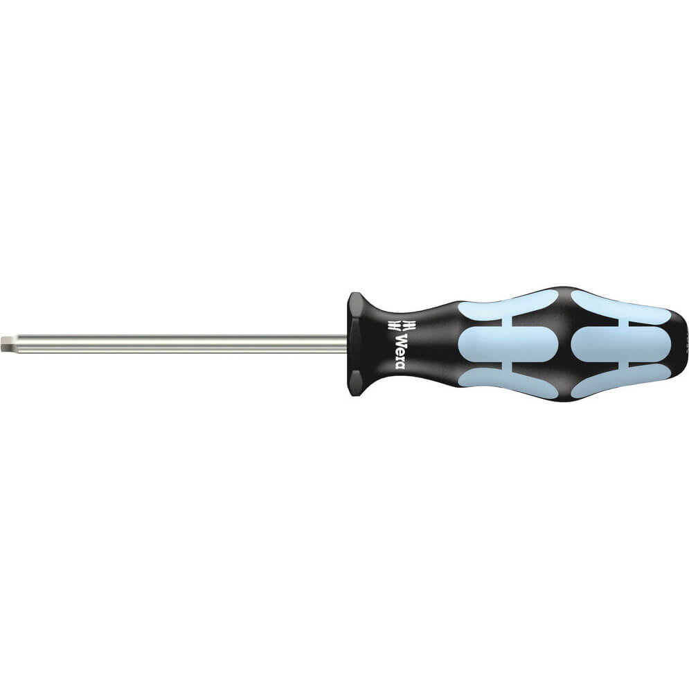 Wera Kraftform Stainless Steel Square Socket Screwdrivers Robertson Tip 2 100mm