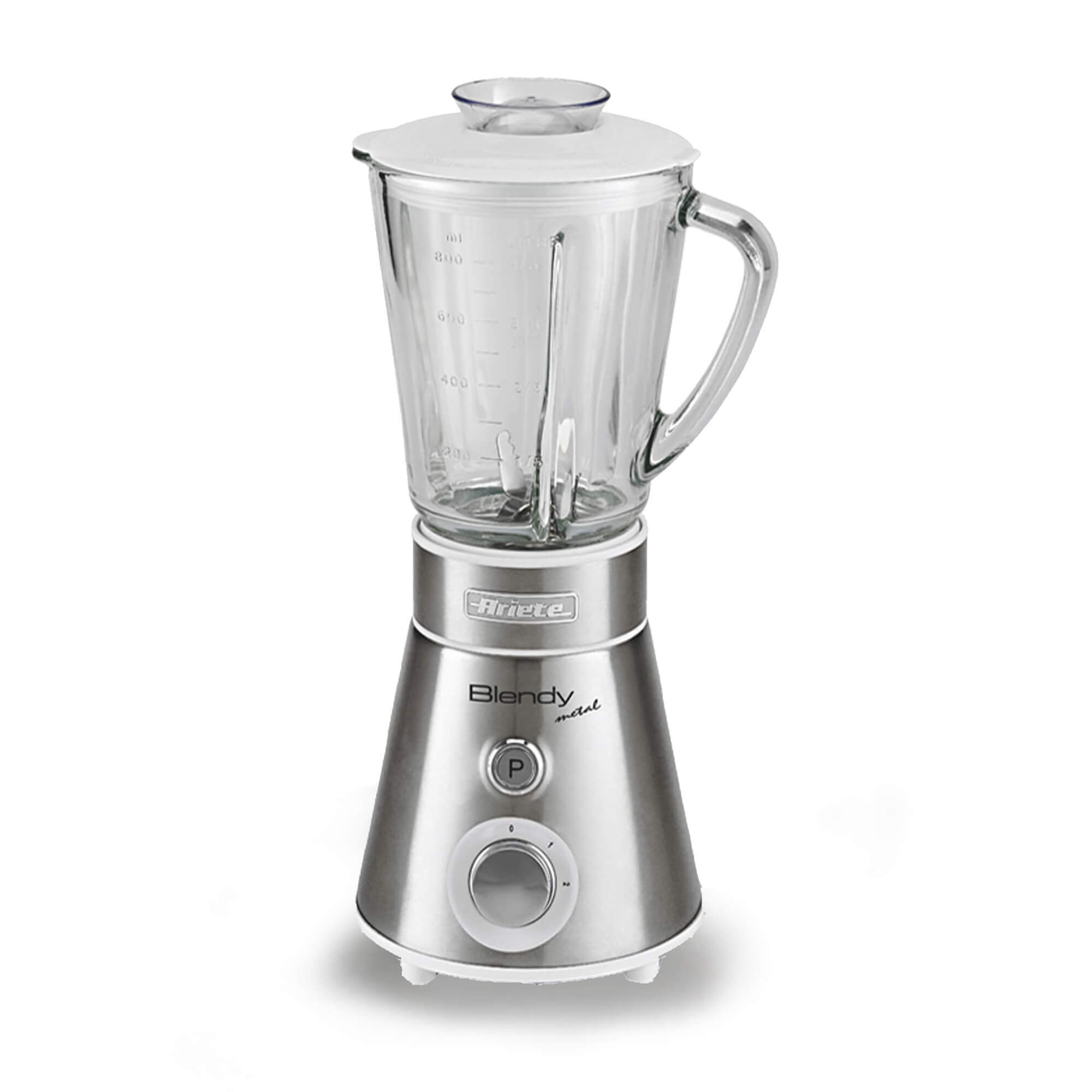 Ariete 561 Blendy Metal Frullatore Potenza 300 Watt 2 Velocità + Funzione Pulse