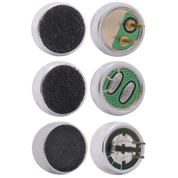 R-TECH 350097 Noise Cancelling Microphone with Solder Pads 9.7mm