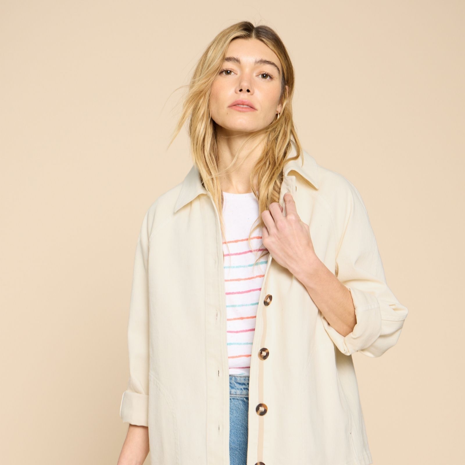 White Stuff Eden Denim Jacket