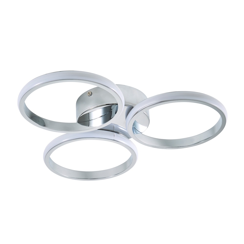 BHS Lighting Sula Flush Ceiling Light|silver