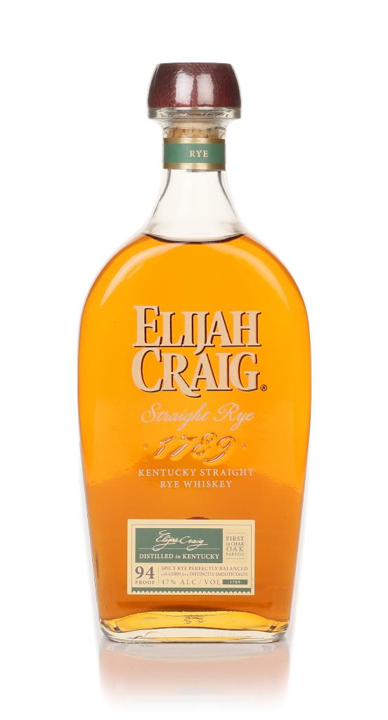 Elijah Craig Straight Rye Whiskey