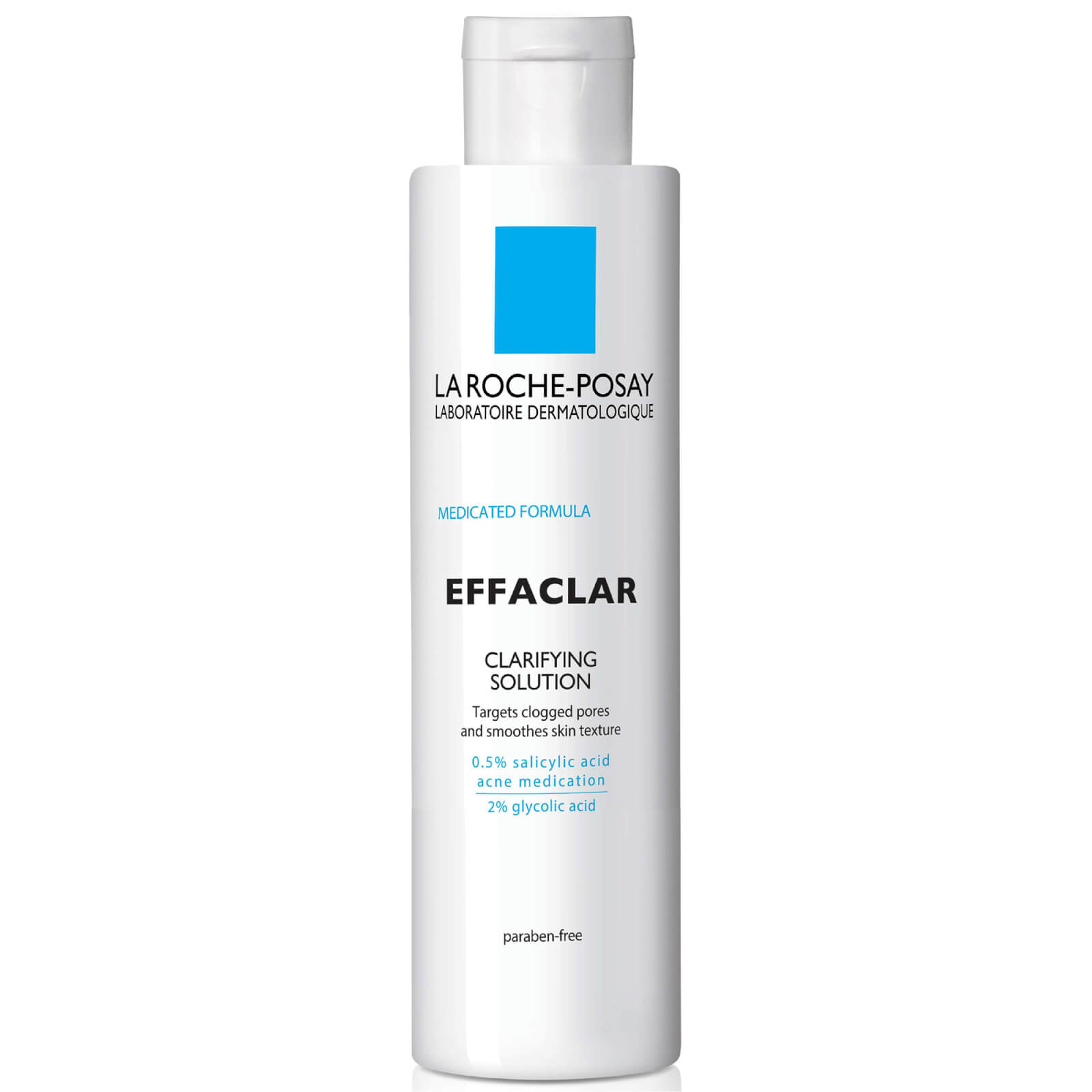 La Roche-Posay Effaclar Clarifying Solution Facial Toner for Acne Prone Skin with Salicylic Acid and Glycolic Acid, 6.76 Fl. Oz.