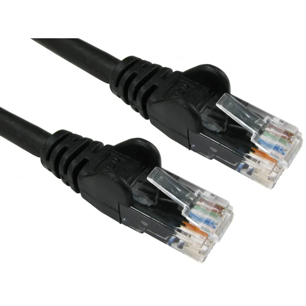 Scan Cables Cables Direct 1m CAT6 Patch Cable (Black)