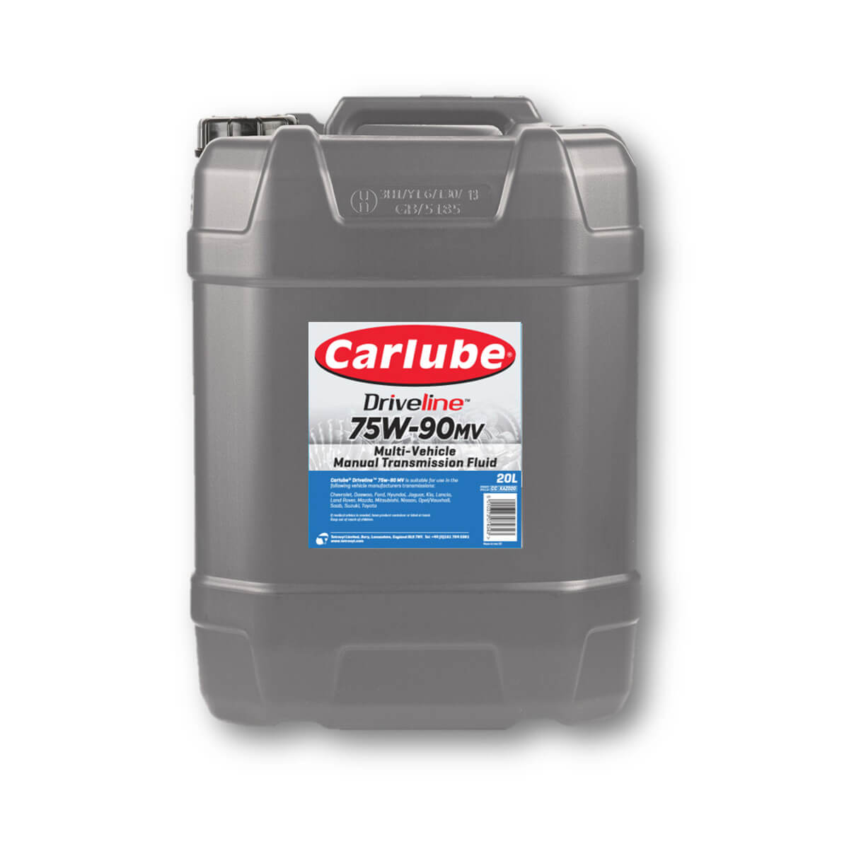 Carlube Driveline 75W-90 MV Multi-Vehicle Manual Transmission Fluid 20L