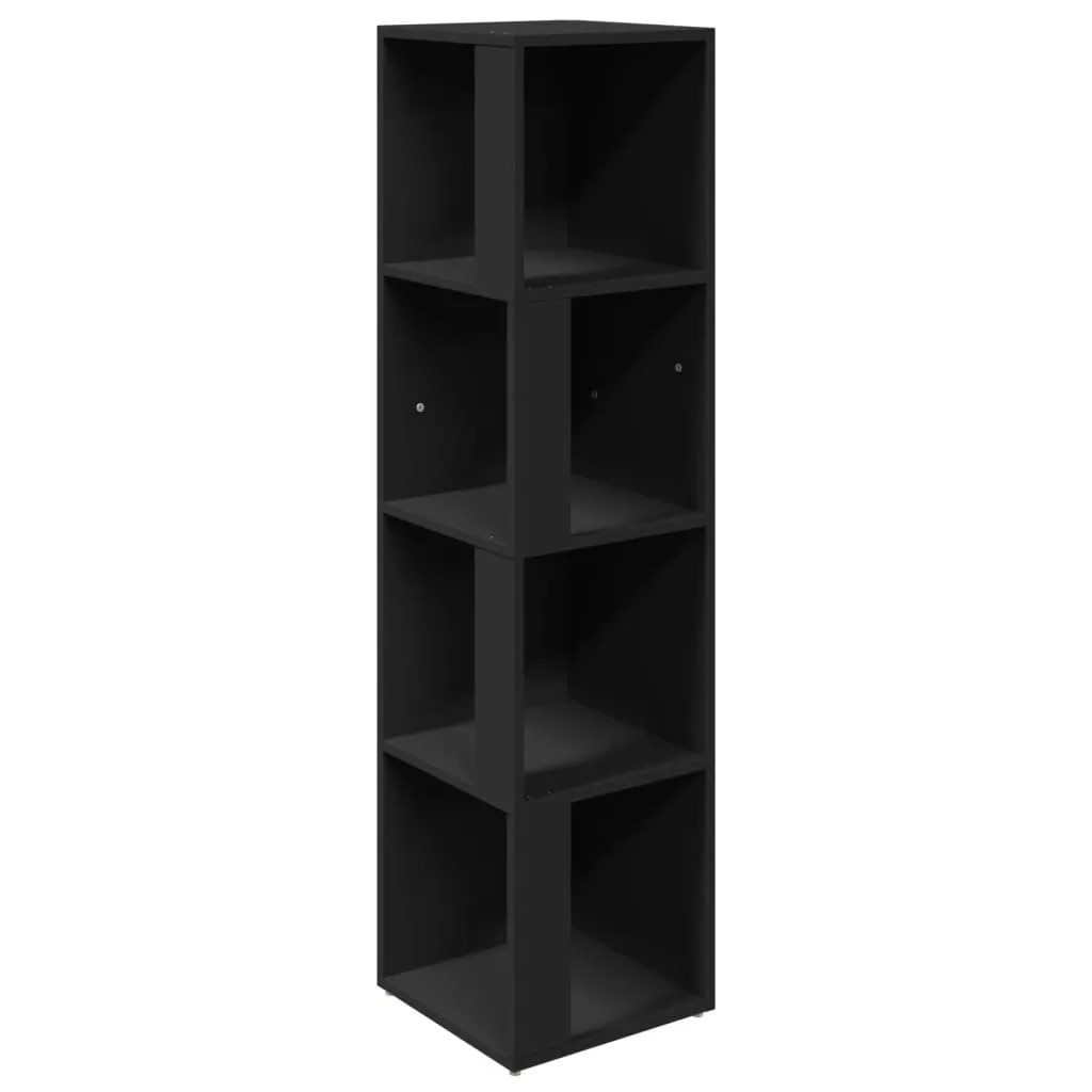 VidaXL Corner Cabinet Black 33x33x132 cm Chipboard