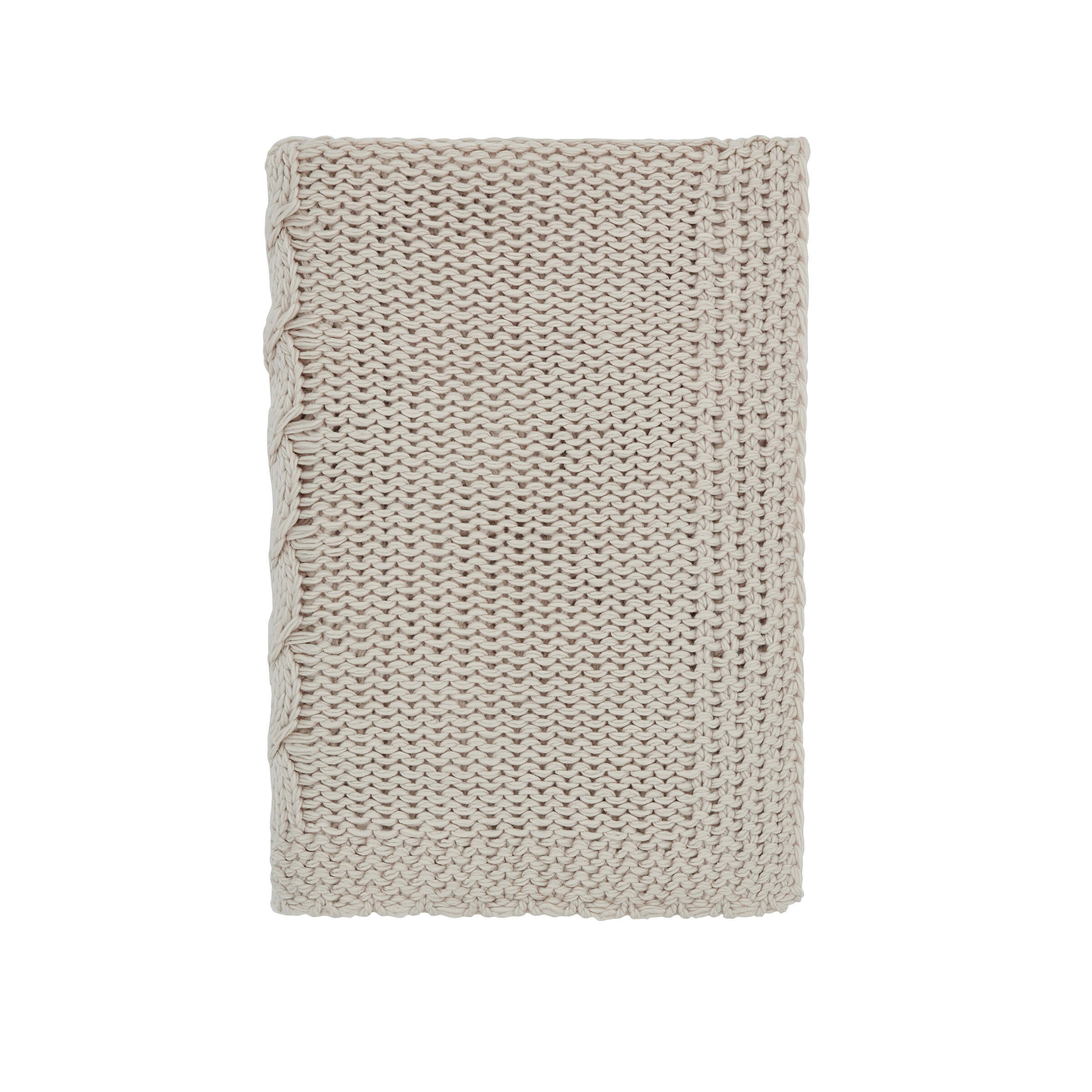 Bedeck 1951 Kiram Knitted Throw, Linen