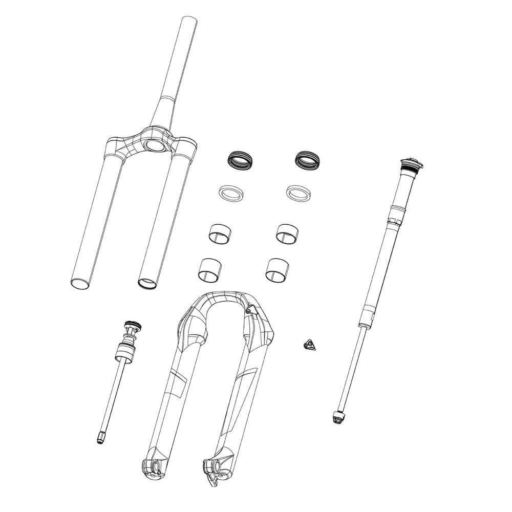 Rock Shox Fork Spares - Seal Head Assy Pike (Rebound Damper Charger) A