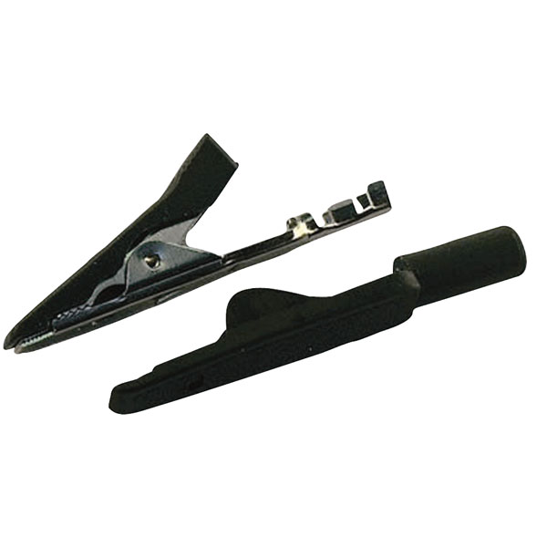 SKS Hirschmann Hirschmann Test & Measurement Crocodile Clip, Brass, Bronze Contact, 8A, Black