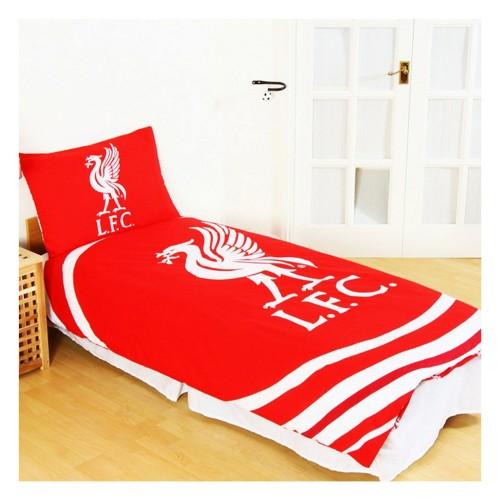 Liverpool FC Pulse Single Duvet Set|red
