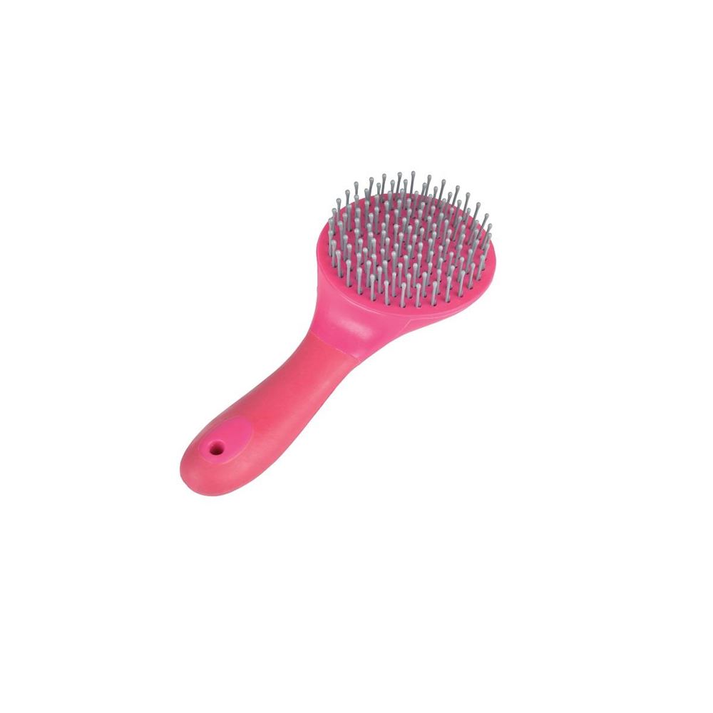 Roma Brights Mane and Tail Brush Hot Pink for Horses - One Size