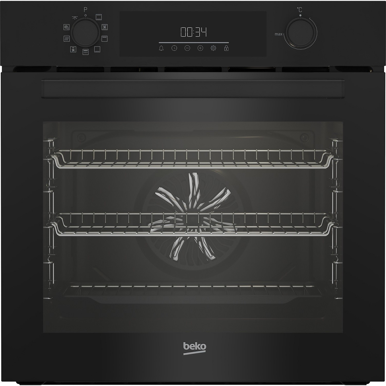 BEKO AeroPerfect BBIE12301BMP Electric Single Oven - Black, Black