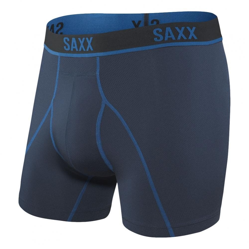 SAXX Underwear Men's Kinetic HD Boxer Brief | Blue | M