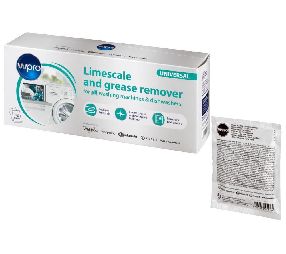 Wpro C00424828 Limescale And Grease Remover, Pack of 12