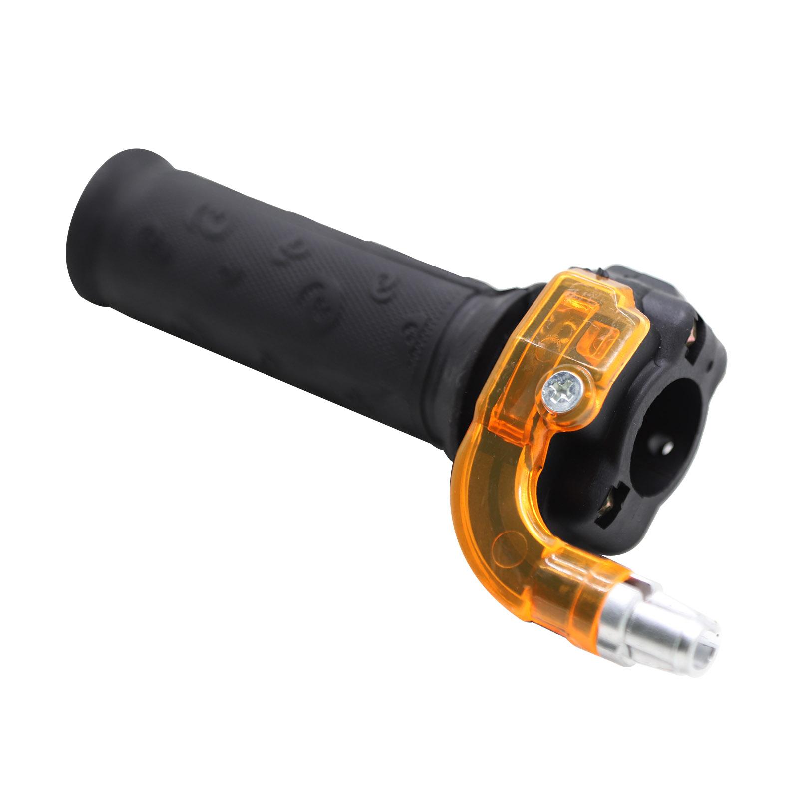 VehicleKit 7/8'' 22mm Twist Throttle Accelerator Grip and 39''cable for 47cc 49cc 2-stroke 4 Wheeler Quad black