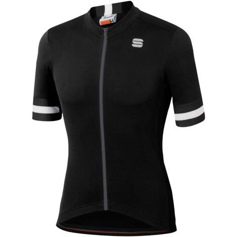 Sportful Kite Short Sleeve Cycling Jersey - Black / Small