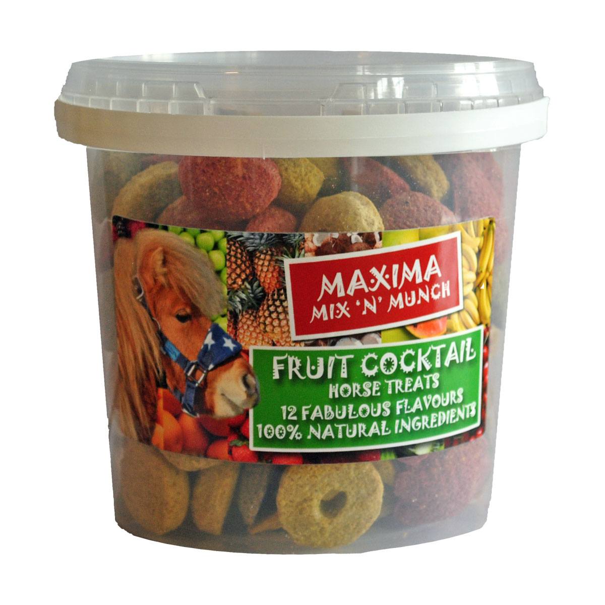 Maxima Equestrian Maxima Mix 'N' Munch Horse Treats Fruit Cocktail - 750g