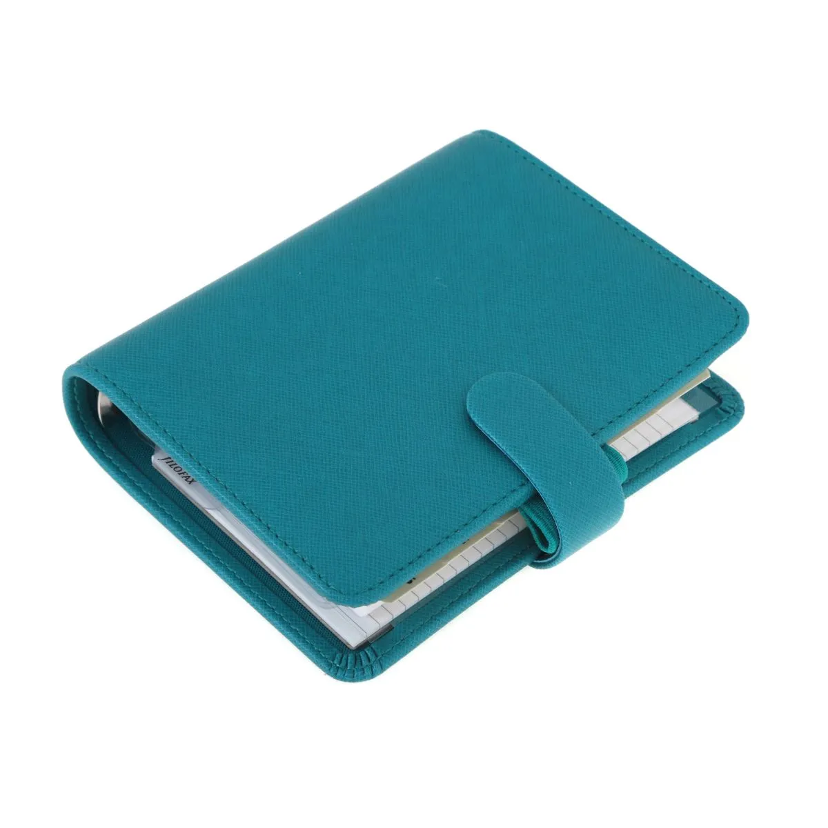 Filofax Filofax Pocket Saffiano Aqua Organiser | Diaries, Calendars & Planners > Filofax & Refills > Filofax & Refills