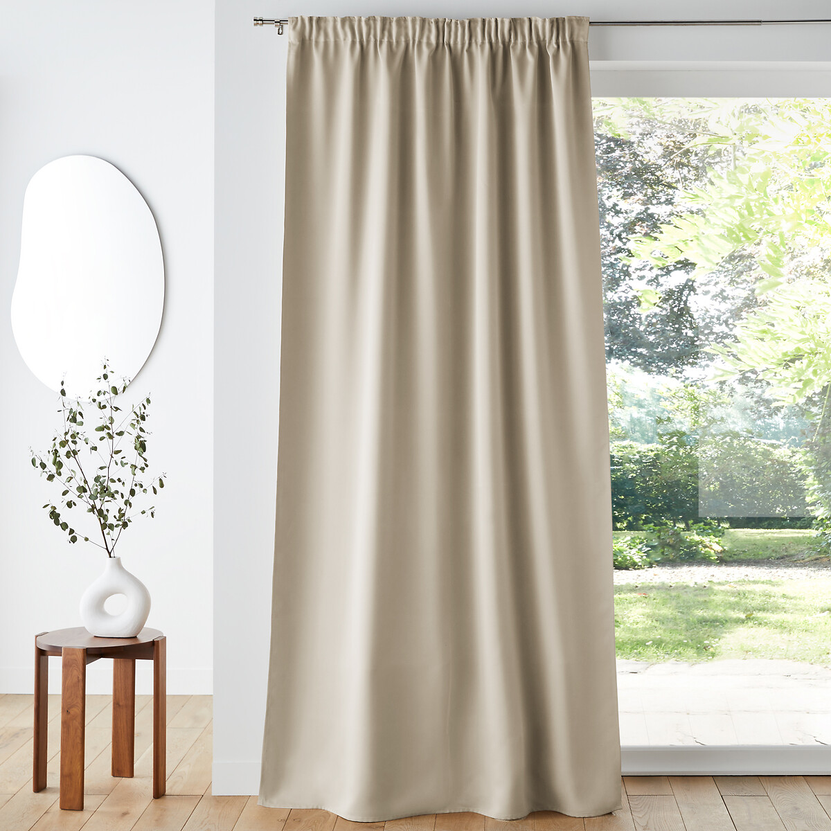 La Redoute Interieurs Voda Double-Sided Blackout Curtain by La Redoute