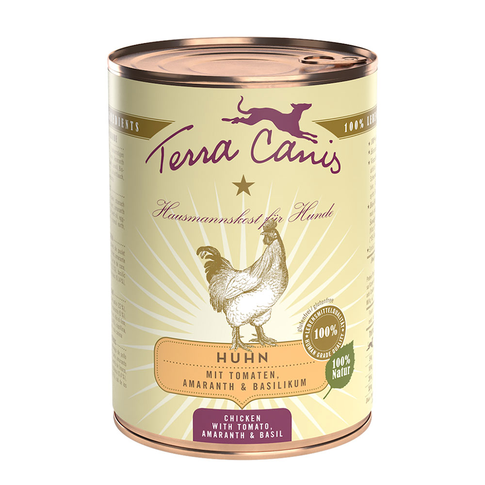Terra Canis Classic Chicken with Amaranth Tomato and Basil for Dogs - 400g