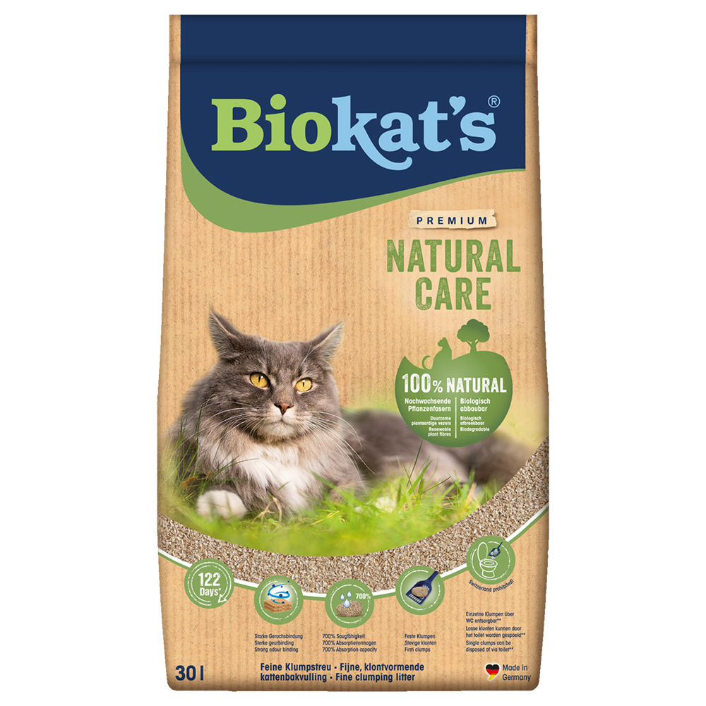 Biokat's Natural Care Cat Litter - 30l