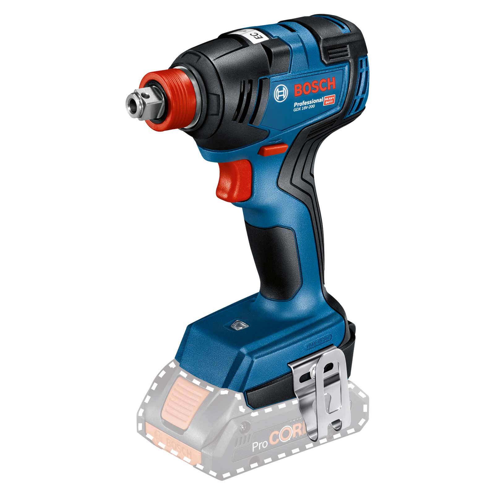 Bosch Professional Bosch GDX18V-200 18v Cordless Impact Driver / Wrench Bare Unit In Cart