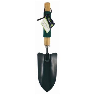  Hand Trowel With Cushion Grip Wooden Handle