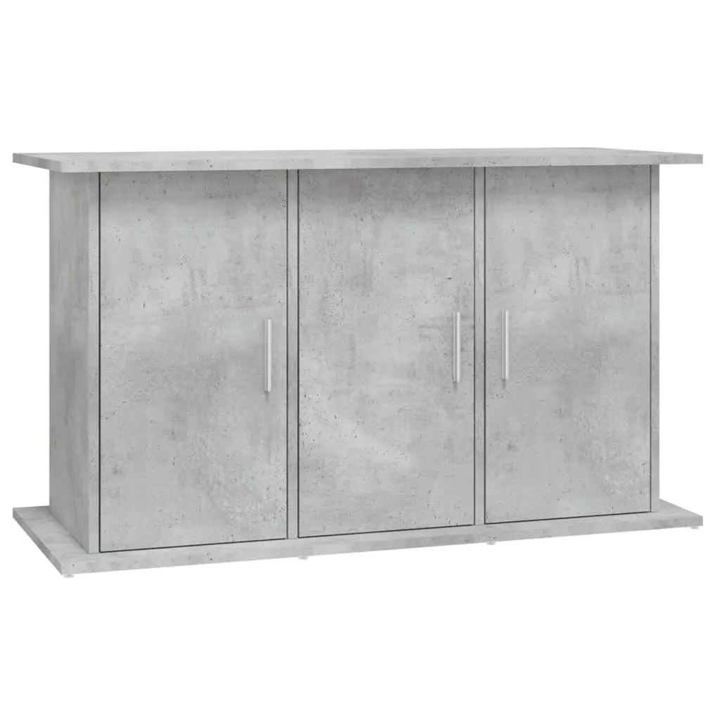 VidaXL Aquarium Stand Concrete Grey 101x41x58 cm Engineered Wood