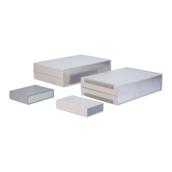 R-TECH 524332 Modem Case ABS Grey 158x95x36