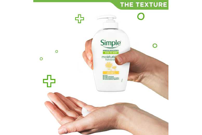 Simple Moisturising Hand Wash 250ml (1 x 6)