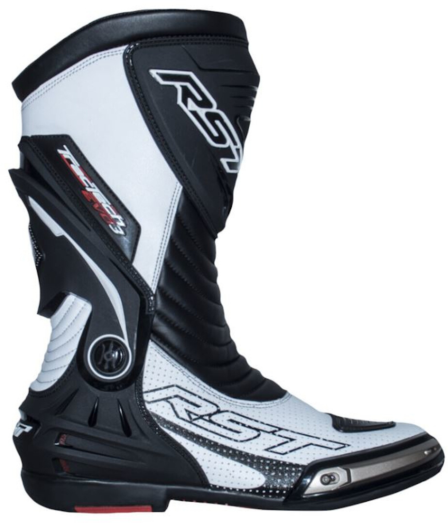 RST Tractech Evo III Sport Motorcycle Boots, black-white, Size 43, black-white, Size 43