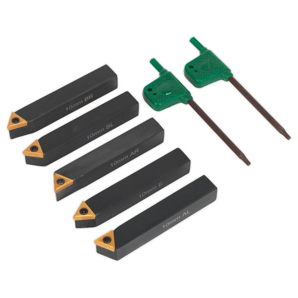 Sealey Tips For Lathe Turning Tool Set Sm3025cs6