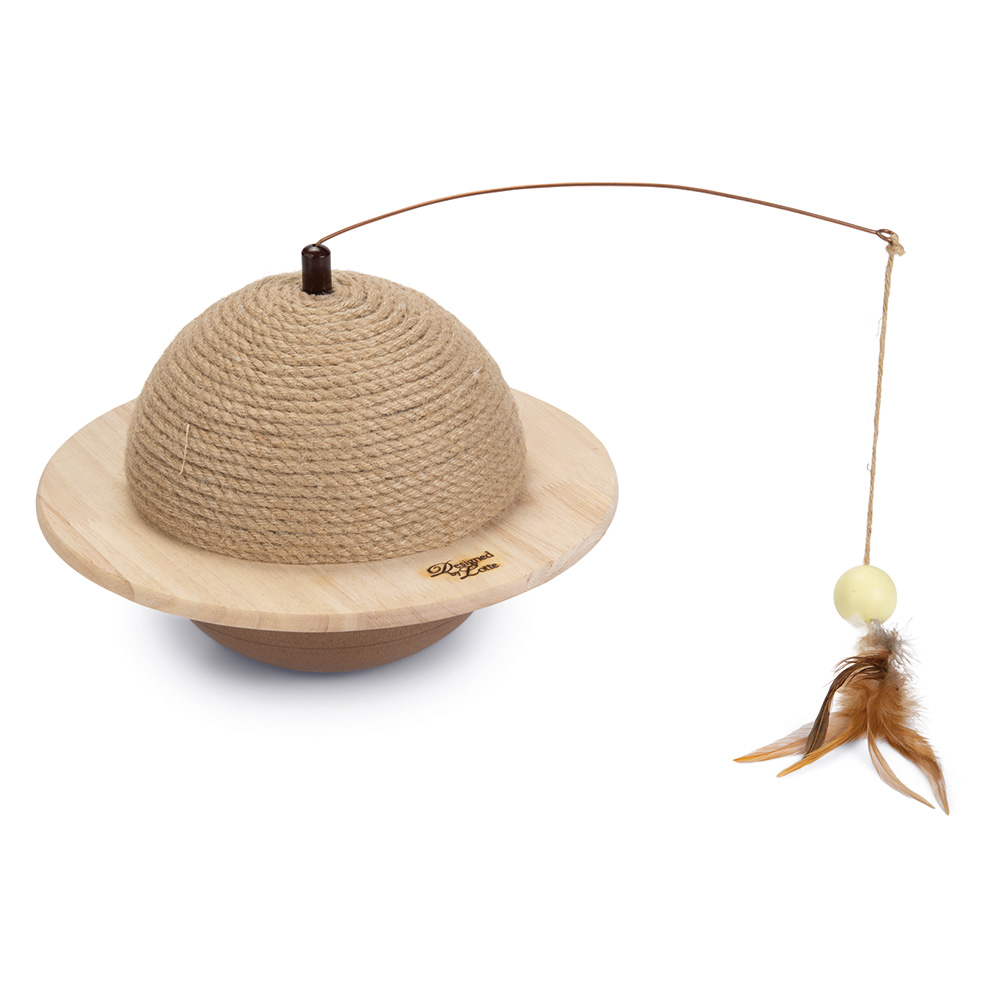 Designed By Lotte Cat Scratch Globe Wiggly 29.5x20 cm Wood