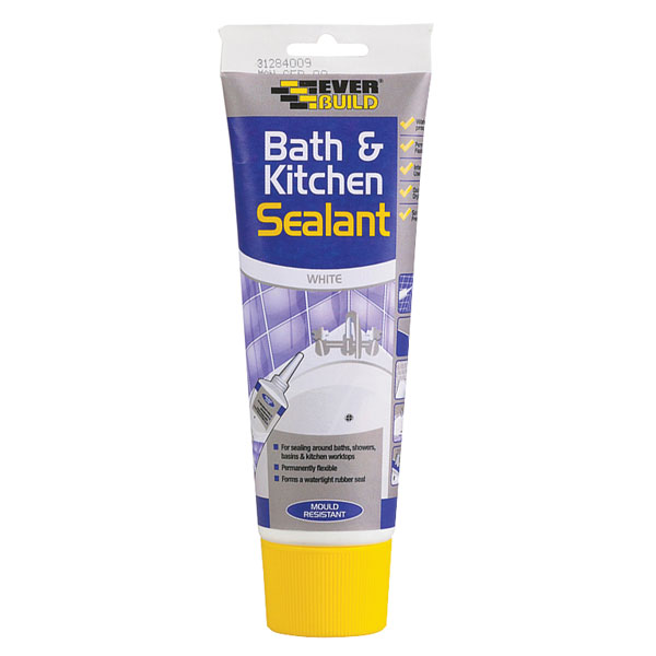 Bath & Kitchen Seal White Easi Squeeze 200Ml