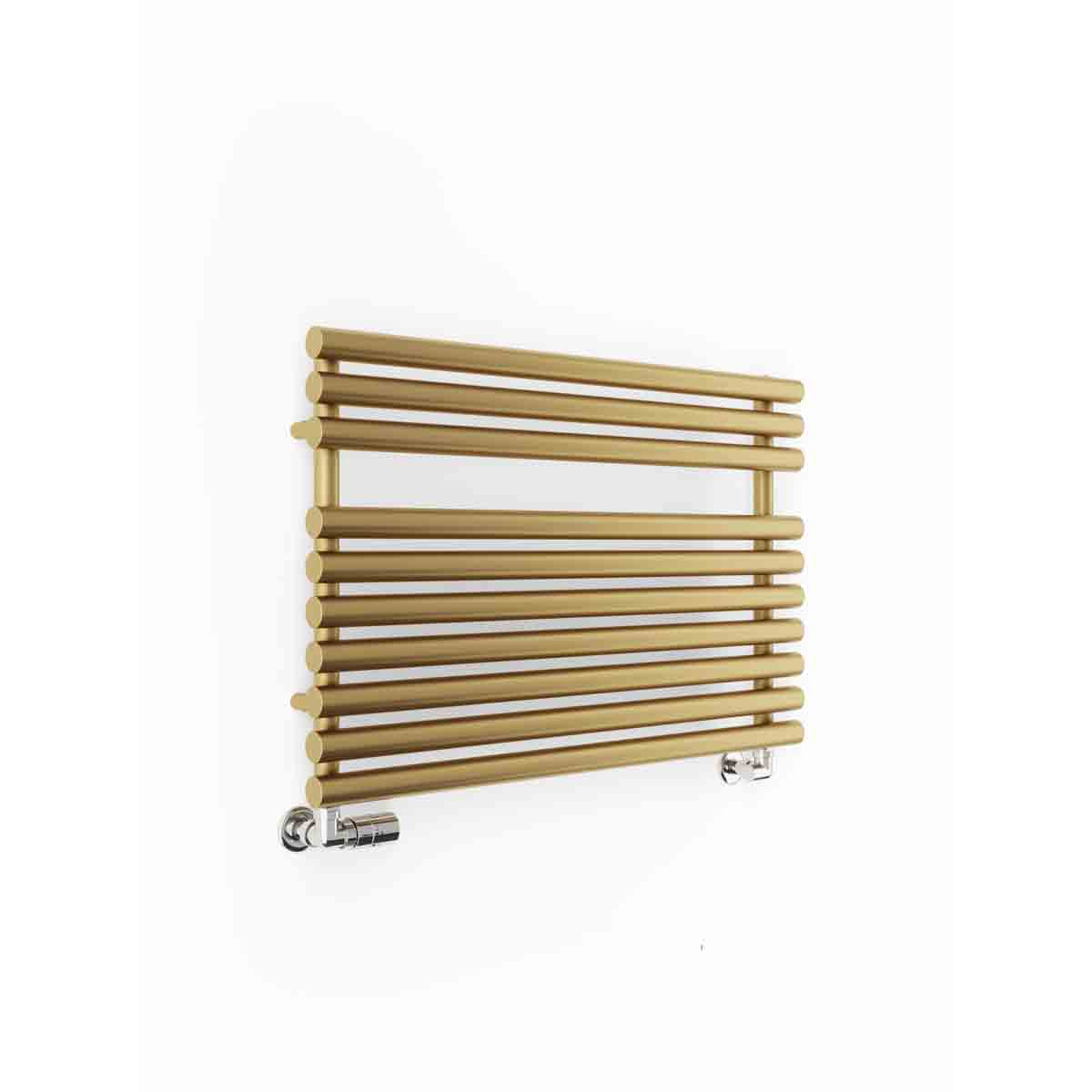 TERMA Heated Towel Rail, Rolo-towel, 590/900, Brass