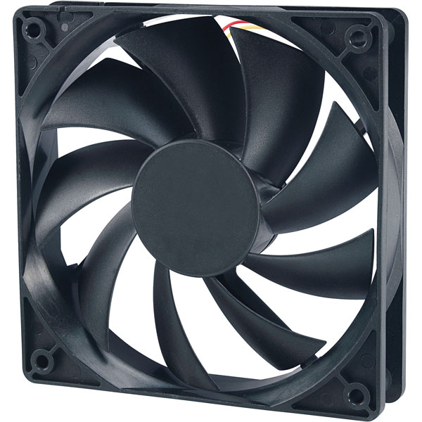 Akasa Ak-179Bkt-C Fan, Pc Case, Auto Thermal, 7Cm