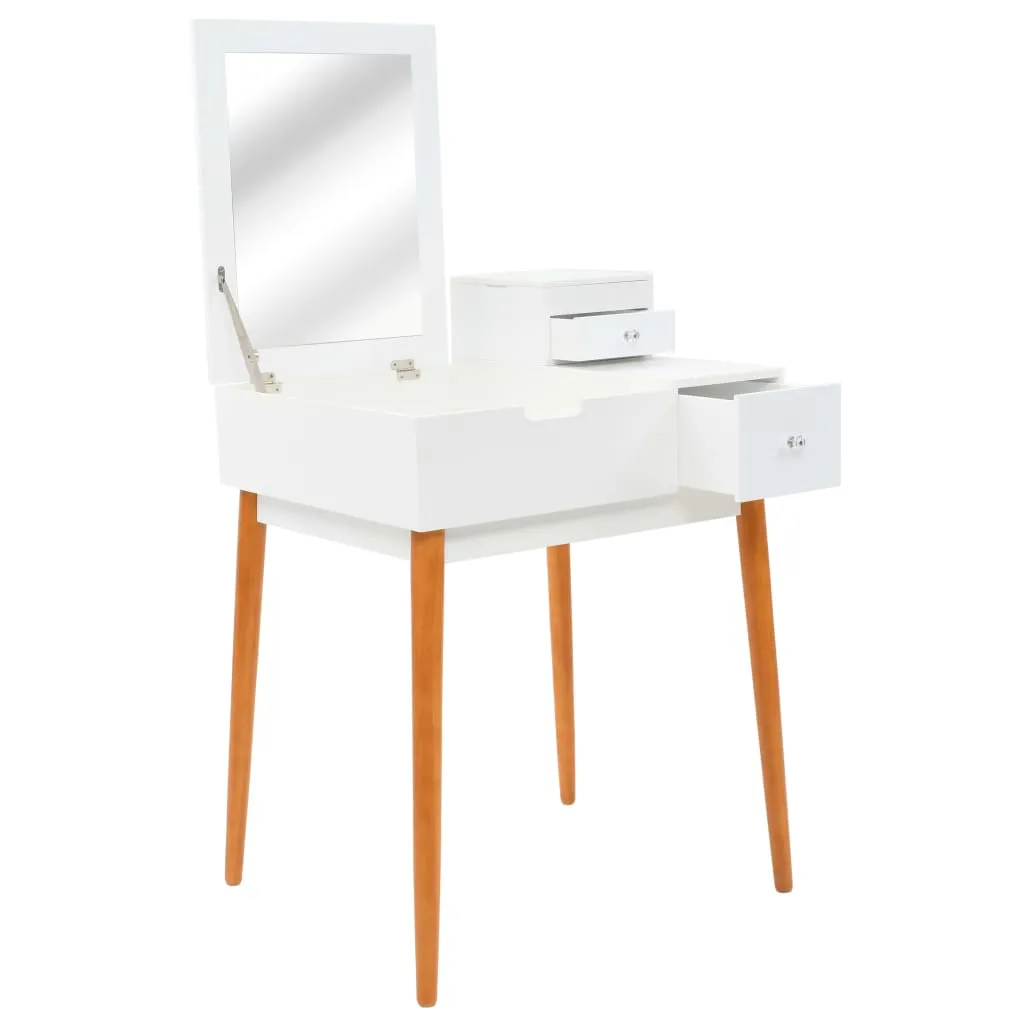 VidaXL Dressing Table with Mirror MDF 60x50x86 cm
