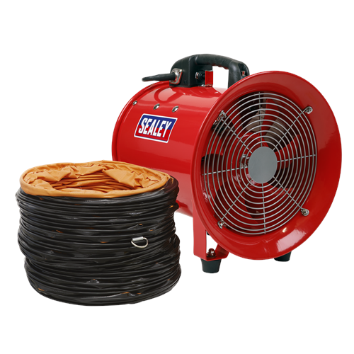 Sealey VEN250 Portable Ventilator 250mm with 5m Ducting