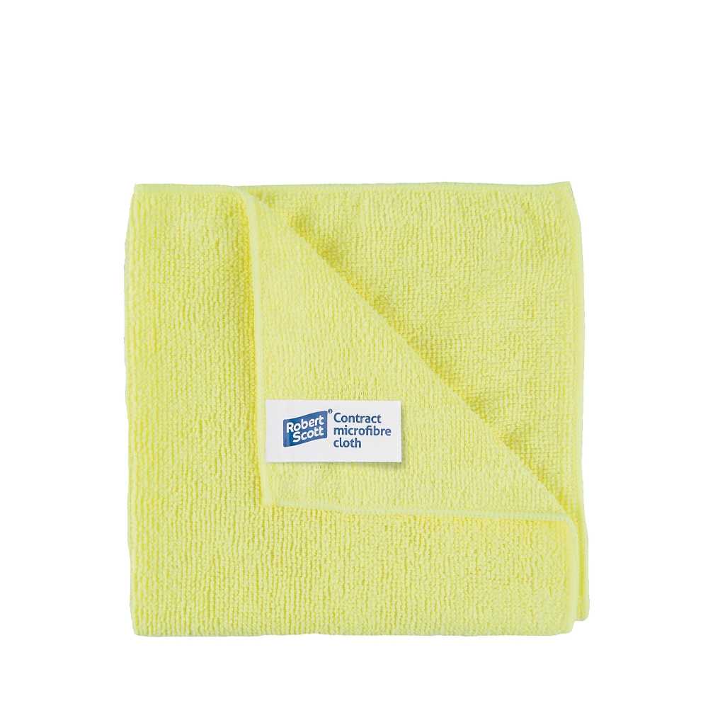 Alliance Microfibre Cloths 40 x 40cm Yellow (1 x 5)