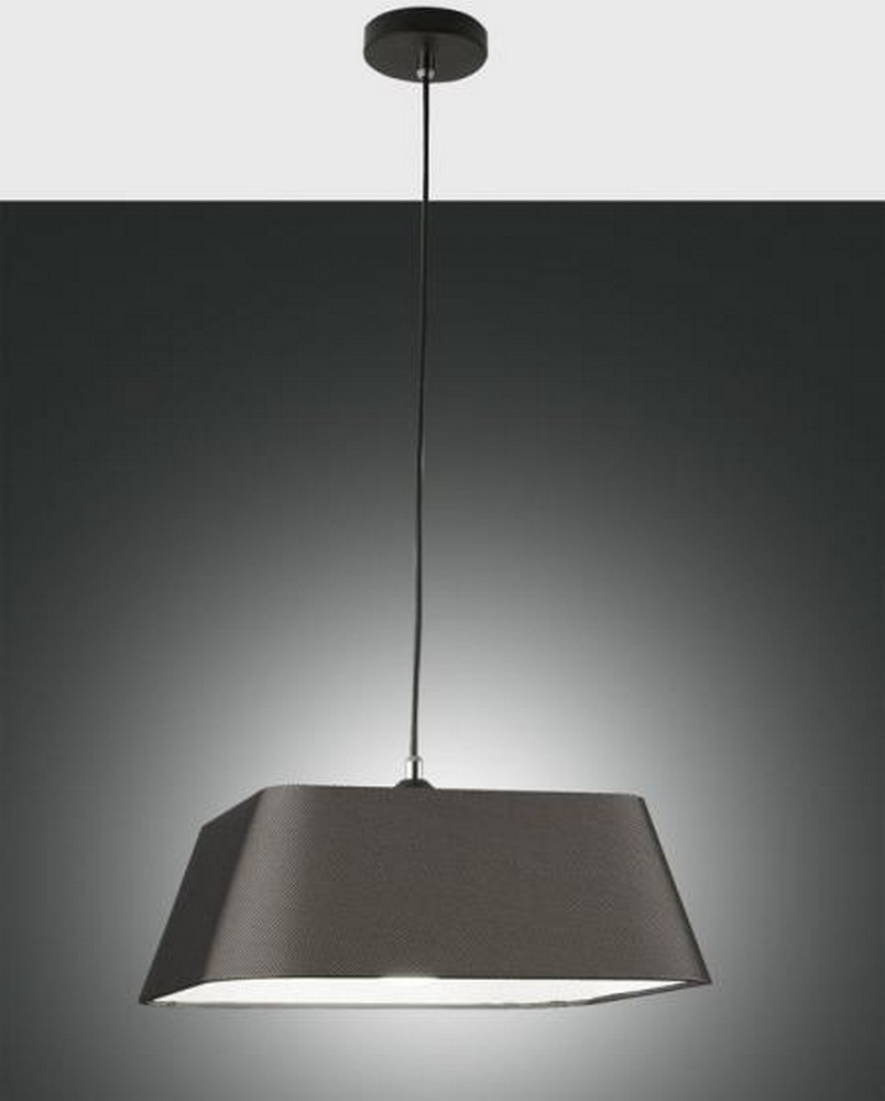 Fabas Luce Lighting Allegra Pendant Ceiling Lights Black Glass, E27