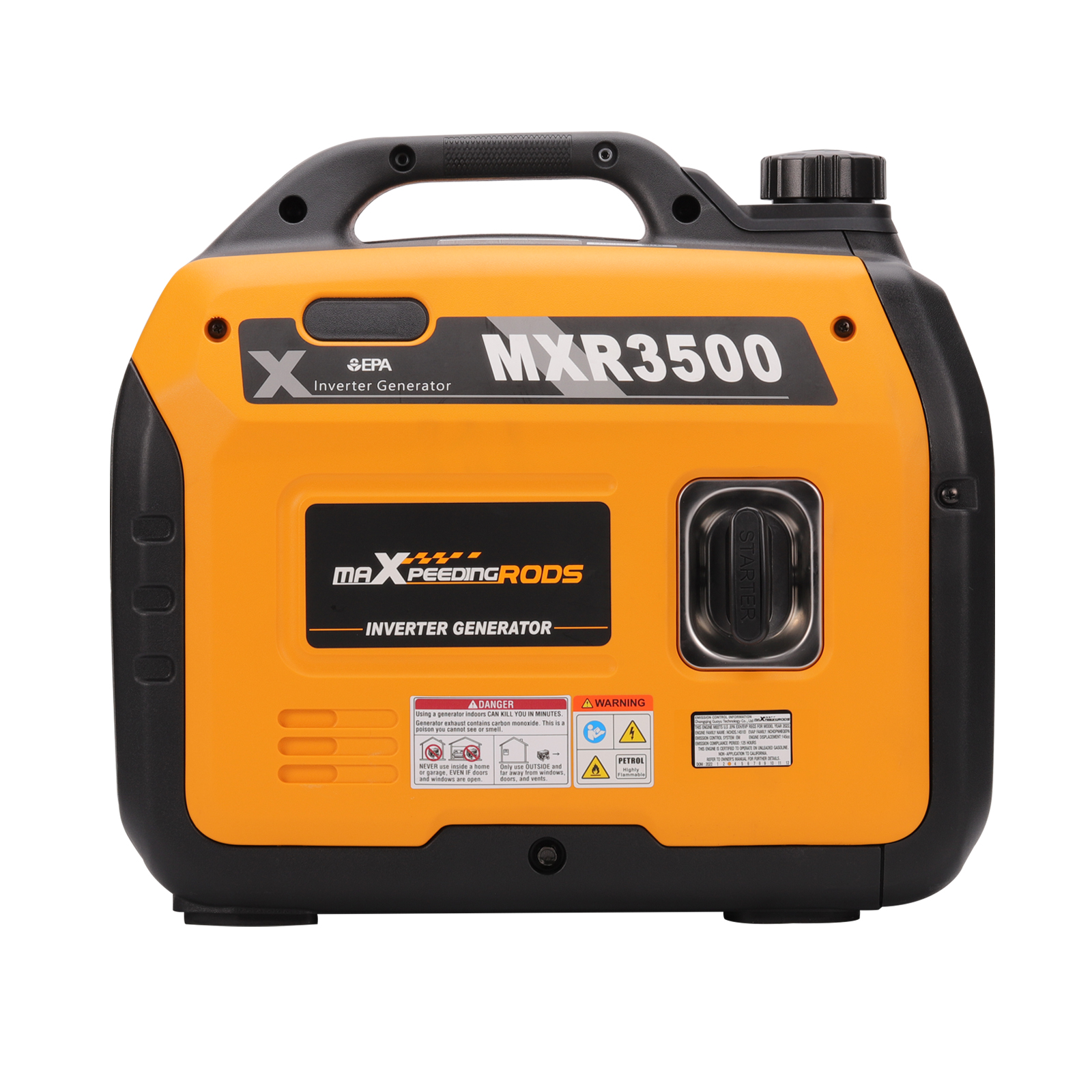 MaXpeedingrods Gas Powered 3500 Watt Portable Inverter Generator Quiet Generator for Home Use and Outdoor Camping
