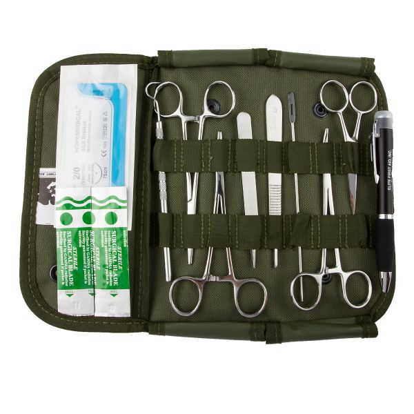 Mil-Tec Trousse de Chirurgien Gris/grise