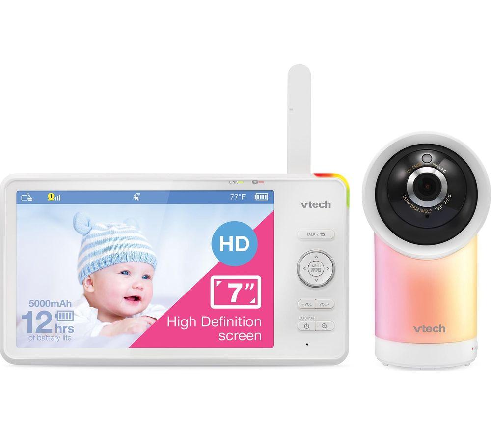 VTech RM7766HD Smart Video Baby Monitor - White