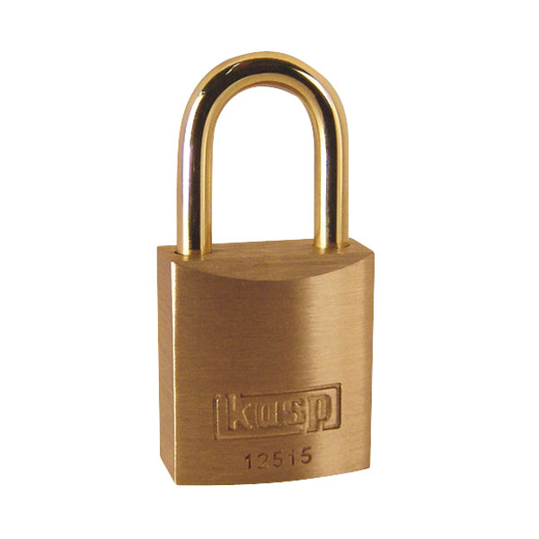 Kasp Premium Brass Padlock Keyed Alike - 15mm