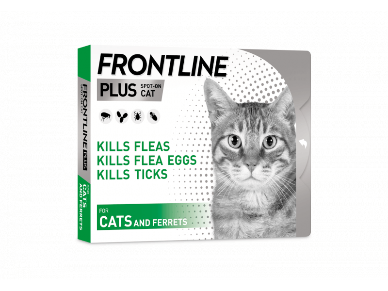 Frontline Plus Flea & Tick Treatment Cat 6 Pack