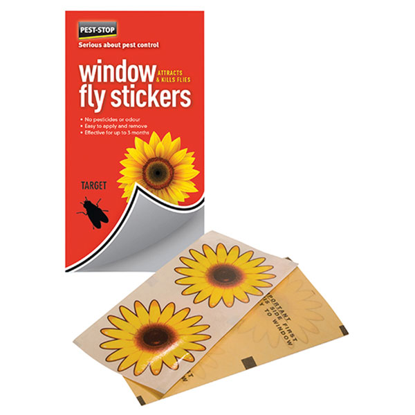 Pest-Stop (Pelsis Group) Window Fly Stickers (Pack 4)